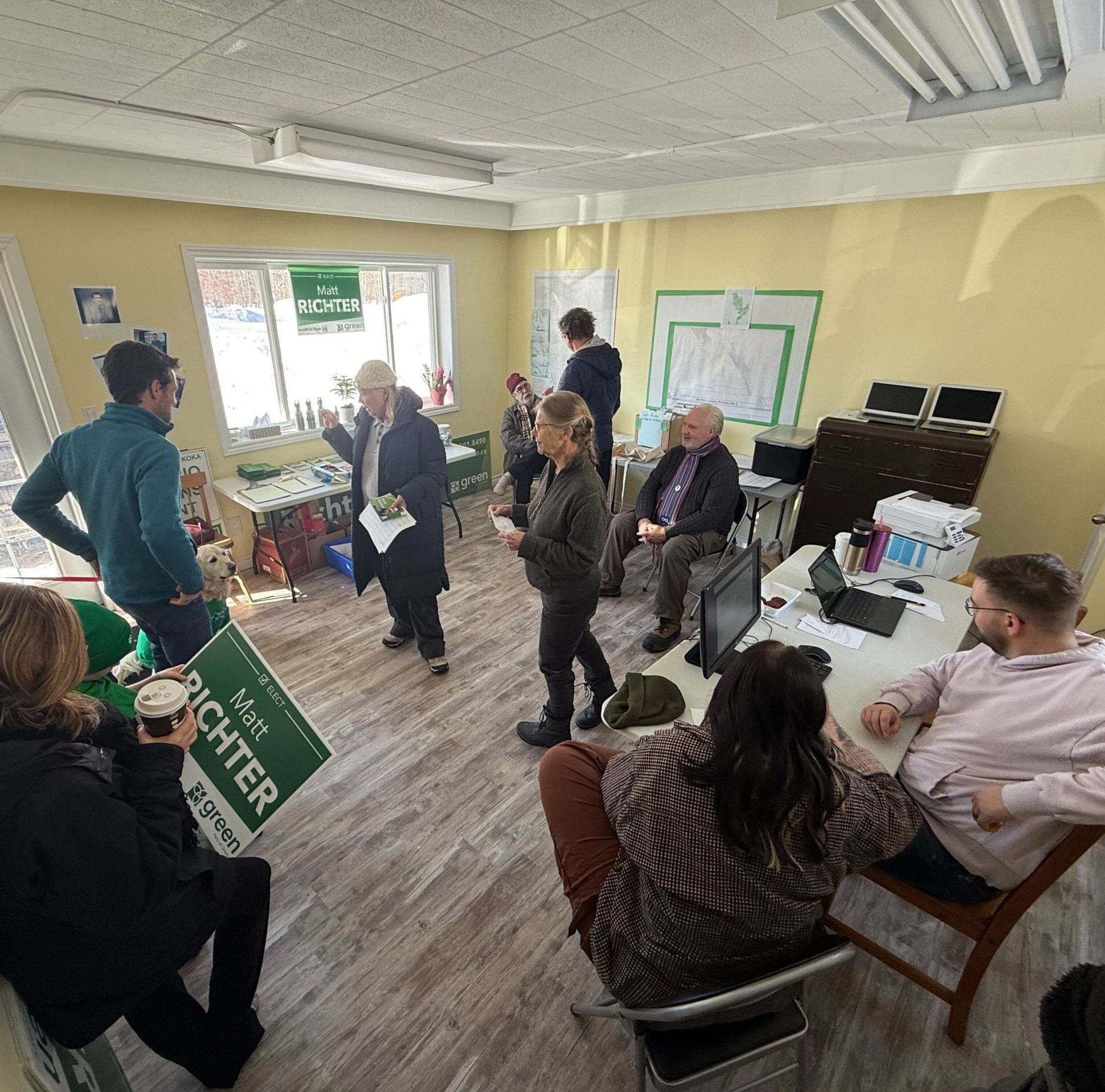 Gravenhurst campaign office Feb 1