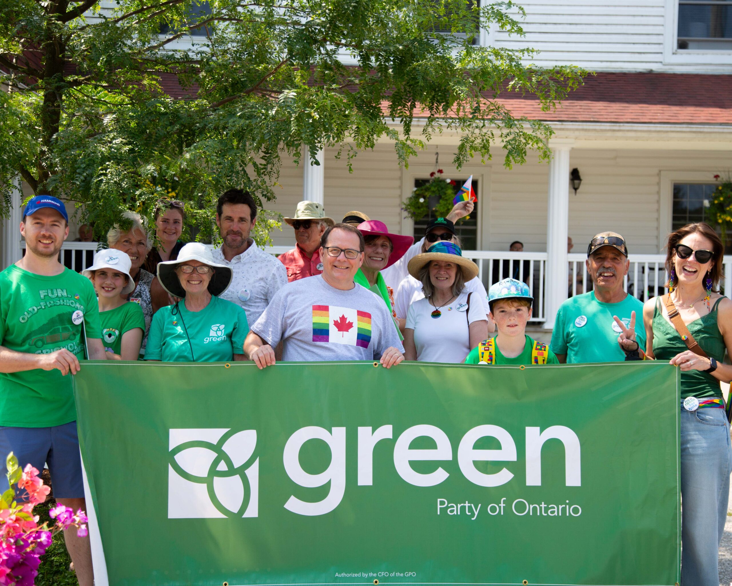 parade group at muskoka pride 2024